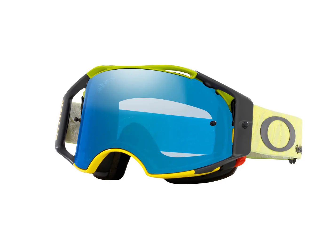 Oakley Airbrake mtb TLD Revel yellow Black Ice